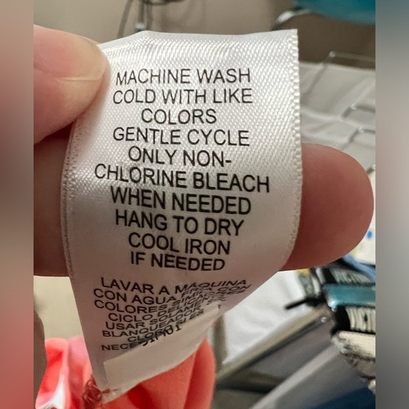 New NWT peach orange pink tank blouse work top shirt XXL‎ - Picture 7 of 7